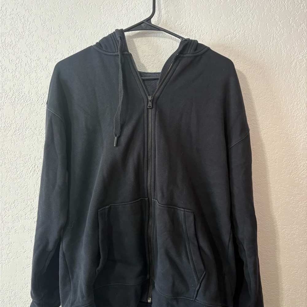 Fabletics Black Zip-Up Hoodie